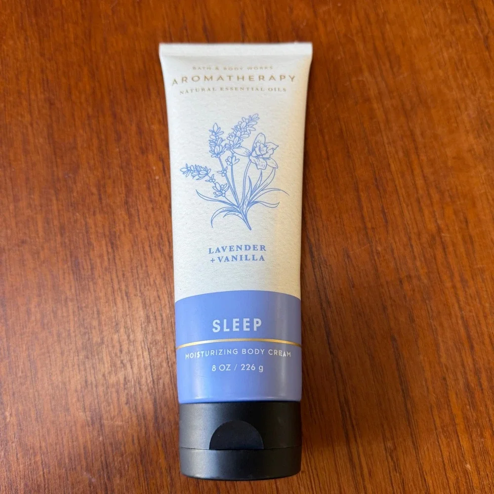 Bath & Body Works Aromatherapy Sleep Lavender Vanilla Body Cream 8oz NEW
